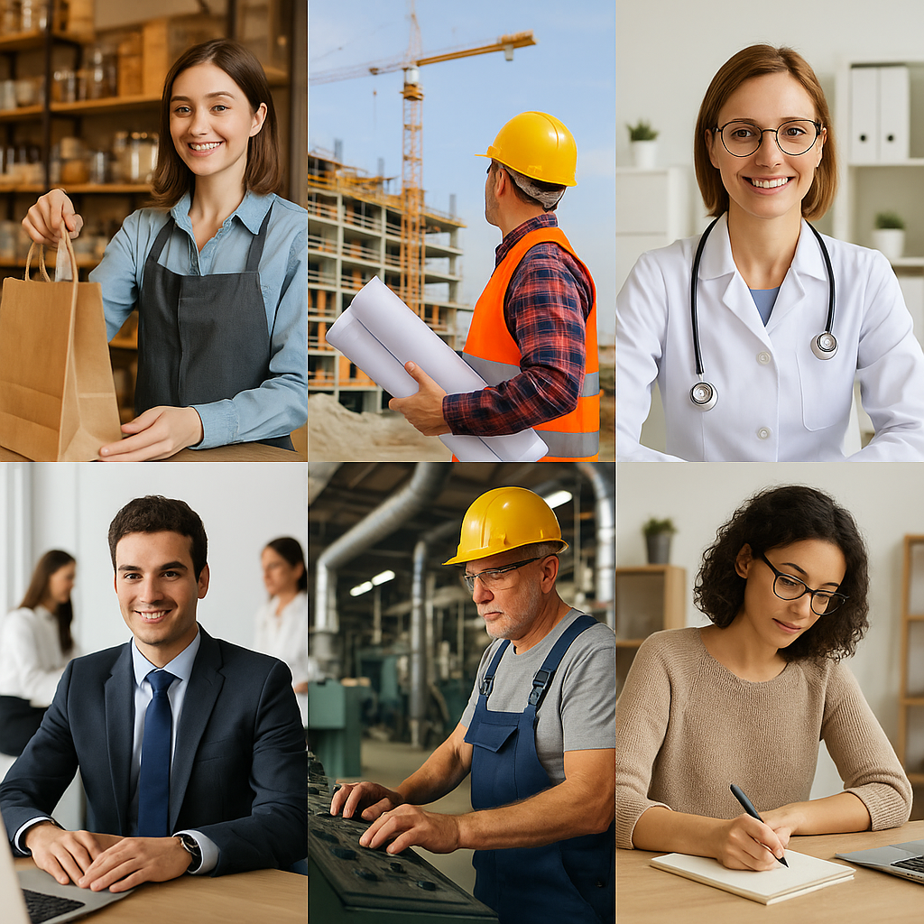 Diversos segmentos empresariais atendidos